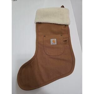 Carhartt Duck Canvas Khaki Brown Christmas Stocking